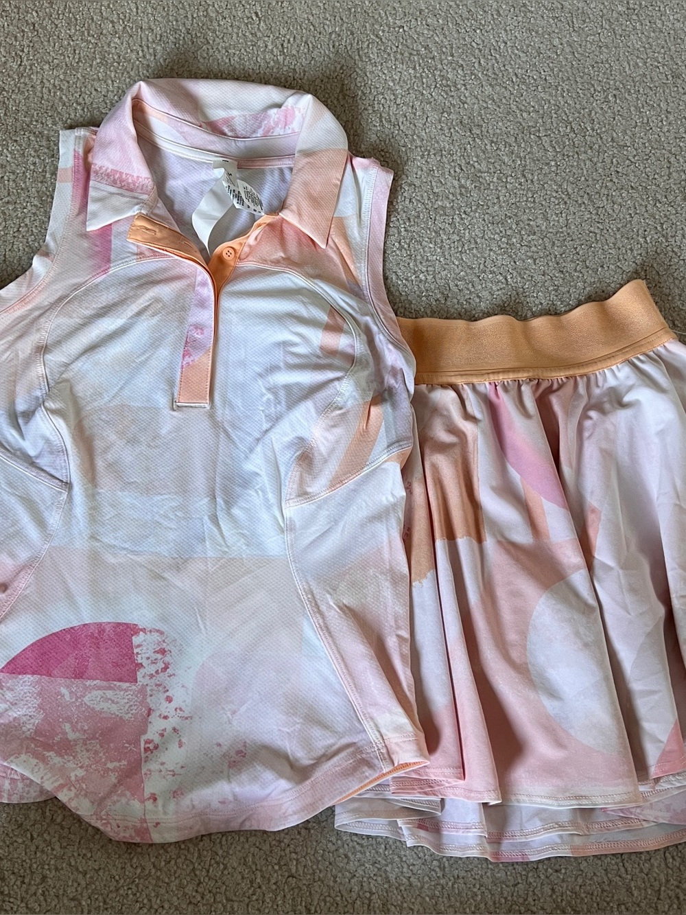 Lululemon tennis court outfit set